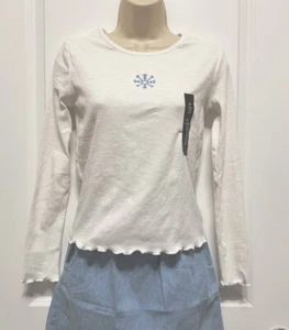 Art Class White Long Sleeve With Snowflake For Girl Size XL (14) - Picture 1 of 5