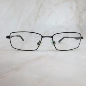 Randolph Muga Eyeglasses Frame Men's Matte Black Full Rim Rectangular 50-17-135 - Picture 1 of 8