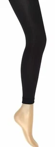 100 Denier  FOOTLESS  Opaque  Thick Tights- Women's- Colours - Picture 1 of 16