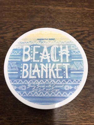 New Sealed Perfectly Posh Beach Blanket Salt & Sugar Body Scrub Great Stuff!!!!! - Image 1 of 2