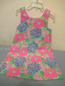 P44 Girls Size 4 Tommy Bahama Multicolored Floral Sleeveless Dress - Picture 1 of 8
