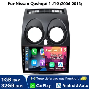 Android 13 Autoradio Für Nissan Qashqai 1 J10 2006-2013 GPS Navi SWC DAB+ 1+32GB - Bild 1 von 12