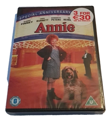 Annie (DVD, 2004) Special Anniversary Edition - Aileen Quinn (Region 2) New - Image 1 of 3