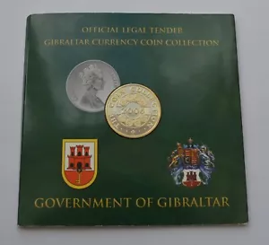 Gibraltar 2006 Münzsammlung 8 Kursmünzensätze + Medaillon - Bild 1 von 4