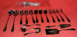 Temptations 18 Pc Hostess Set Old World Stainless Steel 18/10 Flatware ✞ - Picture 1 of 12