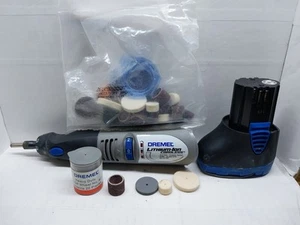 Dremel 10.8v Lithium-Ion Battery 10 Speed Model 800 w/ Attachments *NO Charger* - Picture 1 of 9