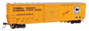 HO SCALE - WALTHERS Mainline 910-1873 TERMINAL RY ALABAMA STATE DOCKS 50' Boxcar - Picture 1 of 4