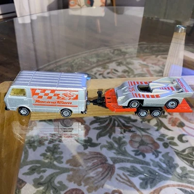 Siku 1334 2217 1329 VW Volkswagen LT Racing Team mit Trailer + Porsche 917 - Bild 1 von 4