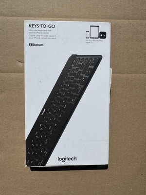 Logitech Keys-to-go Apple iPad, iPhone, Apple TV Portable Keyboard NIB  - Image 1 of 2