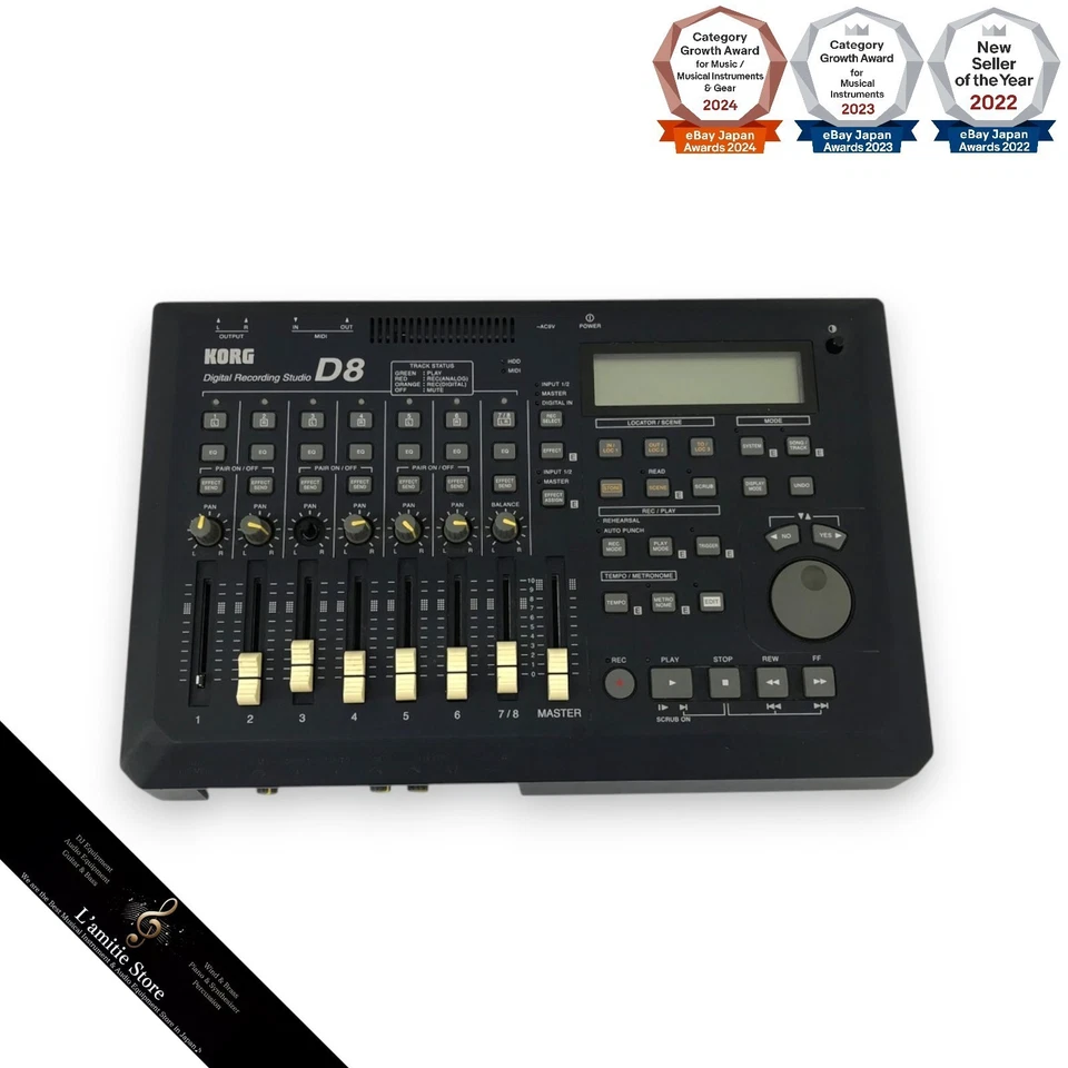 KORG D8 DEGITAL RECORDING STUDIO Multitrack Recorder SCSI 2CH AUX Return Tested - Bild 1 von 4