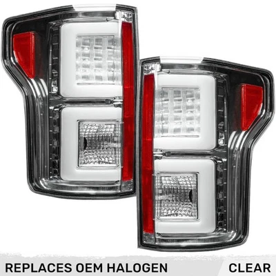 Luces traseras OLED Recon 264468CL lente transparente 18-20 Ford F150 Foto 1 de 4