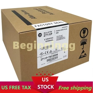 NEW AB 2711P-T6C20D8 PanelView Plus 6 Graphic Terminal 2711PT6C20D8 Fast Ship - Picture 1 of 4