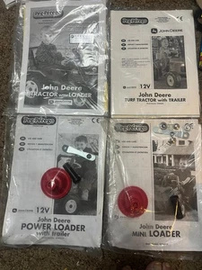 LOT OF Peg Perego John Deere Manuals tractor/loader/trailer Toy Kids Ride-On - Picture 1 of 1