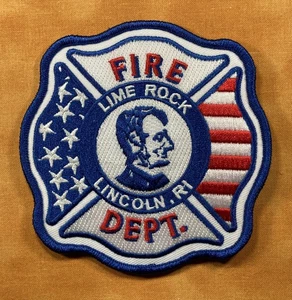 Lime Rock - Lincoln Rhode Island Fire Dept Patch - Bild 1 von 1