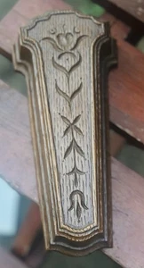 Bolsillo de pared de madera sintética MCM Homco vintage para fósforos o arreglos florales - Imagen 1 de 6