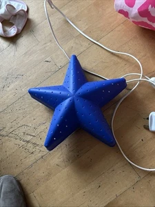 IKEA SMILA STJÄRNA Blue Star Wall Lamp Night Light Children’s Moon Space - Picture 1 of 3