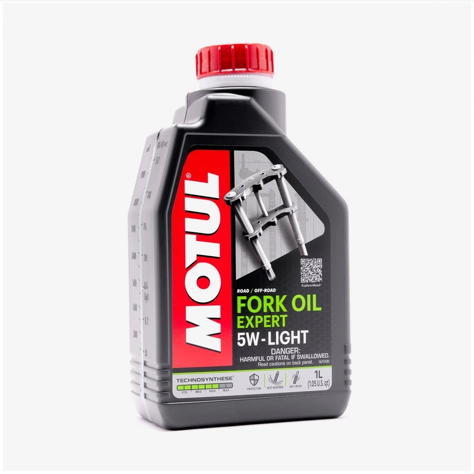 Motorcycle Motul Expert Fork Oil Light 5W 1 Litre (FAL007) Multigrade SUSPENSION - Image 1 of 1