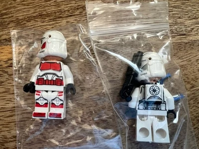 LEGO Star Wars Clone Shock Trooper Coruscant Guard y 501st Clone Minifigura Lote Foto 1 de 4