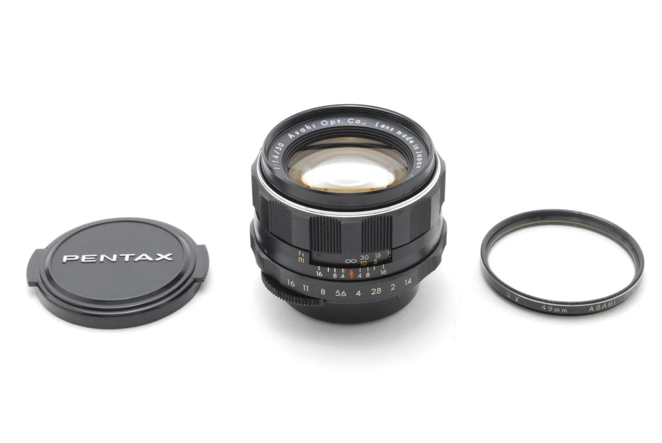 【MINT 8 ELEMENTS】Pentax Asahi Super Takumar 50mm f/1.4 M42 Lens - Image 1 of 4