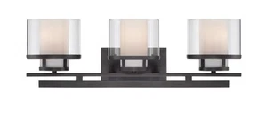 Designers Fountain 86103 Fusion 3 Light 24"W Bathroom Vanity - Bronze - Picture 1 of 1