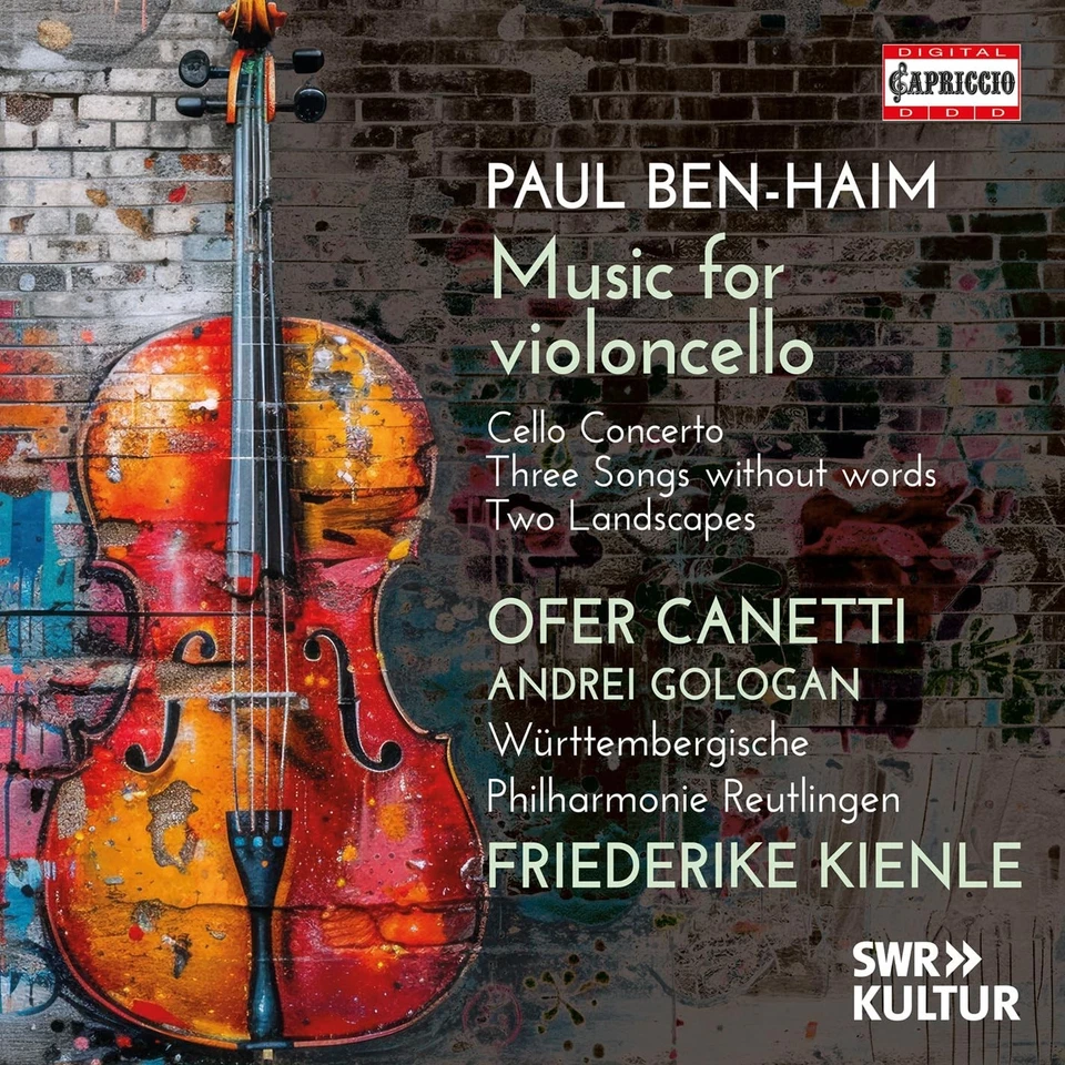 Paul Ben-Haim: Music for violoncello, CD, 2025, Capriccio - Image 1 of 1