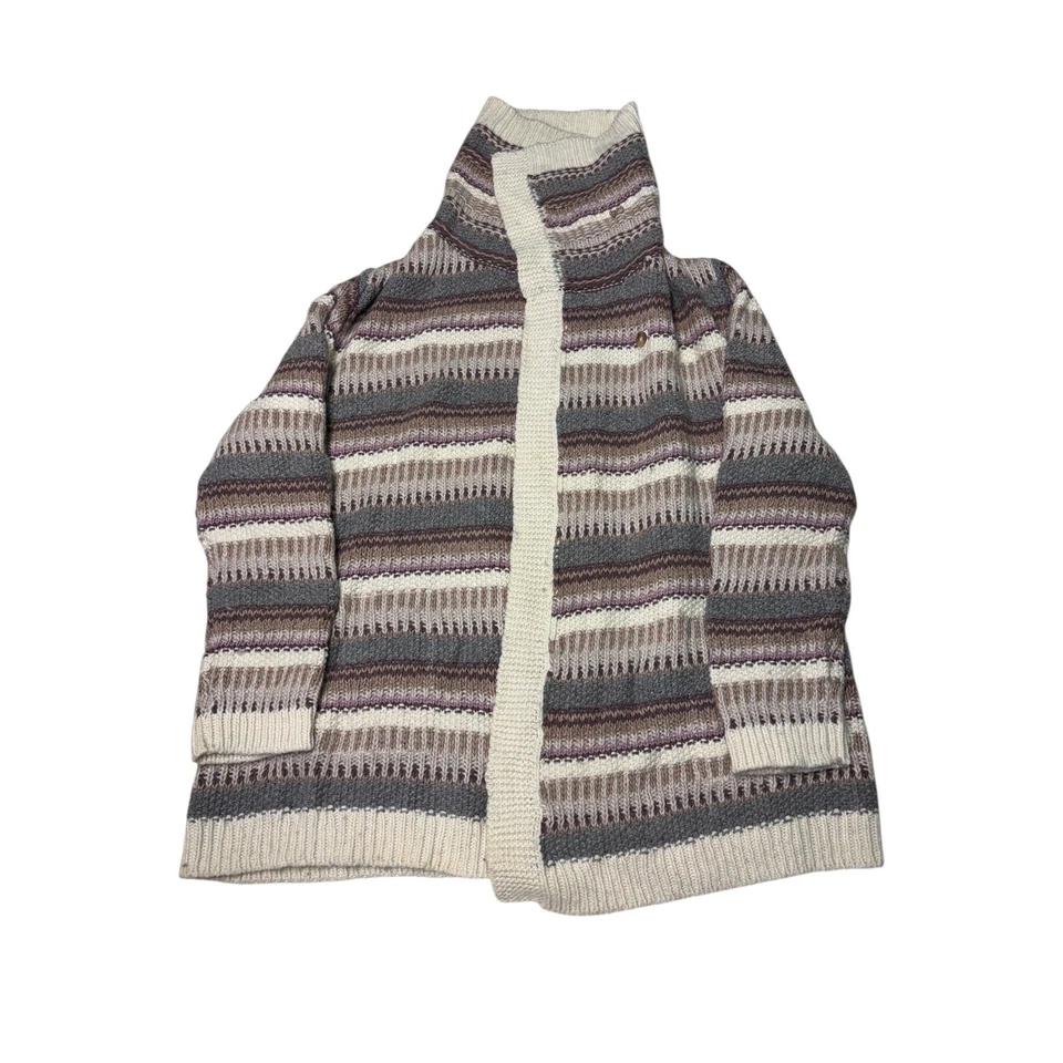 Cárdigan para mujer Eddie Bauer 2XL mezcla de lana a rayas nuevo con etiquetas Foto 1 de 4