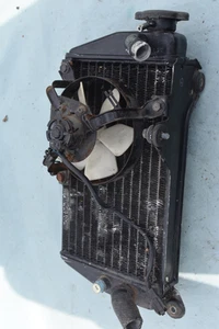 KAWASAKI KLR650 KLR 650 RADIATOR COOLER & CAP & FAN - Picture 1 of 15