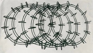 Metal 12” Wreath Forms 12 Clips Clamps Heavy Duty Lot 6 Pronged Adjustable - Picture 1 of 5