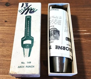 New Osborne 13/16" Arch Punch No. 149 for Leather, Rubber & More - In Box - Picture 1 of 4