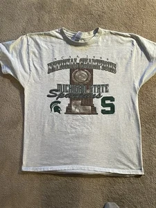MSU T-shirt Men 2XL - 2000 National Champions Basketball - Imagen 1 de 2