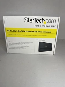 StarTech USB 2.0 to 3.5" SATA External Hard Drive Enclosure SAT3510BU2V CIB - Picture 1 of 9