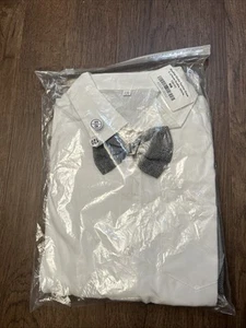 NWT 4 Piece Boy Outfit Size 5T Bow Tie, Suspenders, dress shirt, weddings - Picture 1 of 4