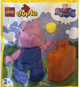 LEGO Peppa Pig Duplo: George Figure with Briefcase - Ages 3+ - Picture 1 of 3