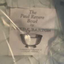 Vintage - NEW Reed & Barton 8" Paul Revere Bowl-