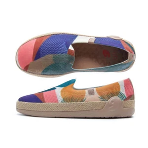 Zapatos informales ligeros tejidos alpargatas UIN para mujer (hoja ancha - Marbella) - Imagen 1 de 9