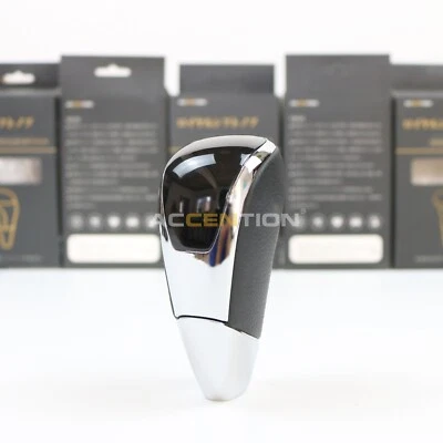 Pomo de cambio de marchas automático de cuero negro para Nissan Murano 2015 2016 2017 - 2022 Foto 1 de 4