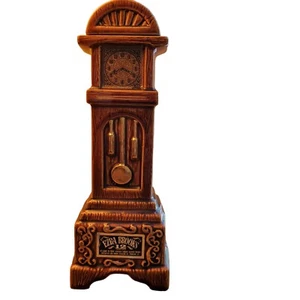 Vintage Ezra Brooks 12 Year Old Kentucky Bourbon Grandfather Clock Decanter 1970 - Picture 1 of 11