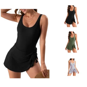 Fashionable Sexy One-piece Swimsuit Dress Style Belly-closing One-piece Swimsuit - Picture 1 of 26