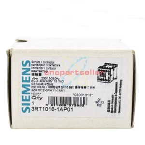 1PCS SIEMENS 3RT1016-1AP01 3RT1016 1AP01 50/60HZ 230V CONTACTOR NEW - Picture 1 of 1