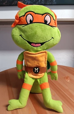 Teenage Mutant Ninja Turtles Plush Michaelangelo 17 in Seat Belt Pillow Padding - Image 1 of 4