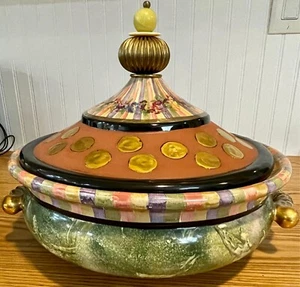 Mackenzie Childs Piece de Resistance Deckelterrine - Bild 1 von 10