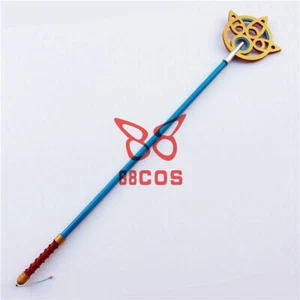Final Fantasy X FFX Yuna Custome Made Stick Cosplay Halloween Weapon Prop 150cm - Picture 1 of 5