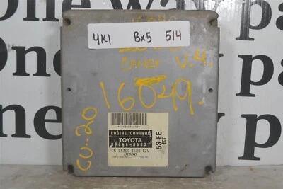 8966606021 Toyota Camry Solara 2000 AT Engine Control Unit Module 4K1 514 B5 - Image 1 of 4