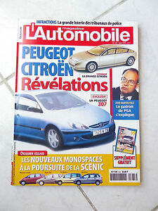 Magazine AUTOMOTIVE 635 Peugeot 206 S16 Clio V6 Trophy Mercedes S430 406 Coupe
