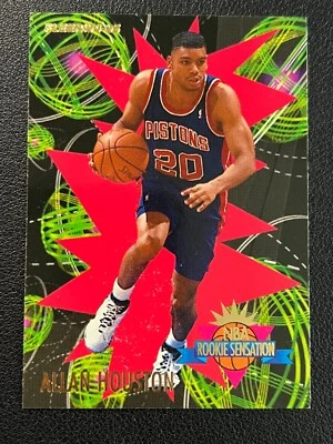 1994-95 Fleer - Rookie Sensation #10 Allan Houston - Image 1 of 2