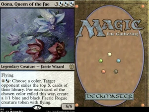Oona, Queen of the Fae NM Rare Legendary Faerie Wizard Black Blue EDH Commander - Picture 1 of 1