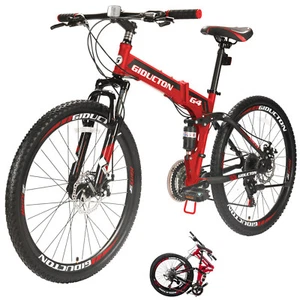 Folding Mountain Bike 26 inch Wheel 16 inch Frame for Young Boys and Girls Youth - Picture 1 of 40