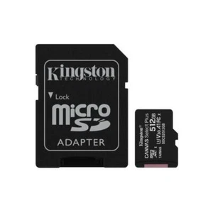 4448248 SD-MICRO KINGSTON 512GB incl. Adapter CLASS10 U3 UHS-I V30 + ADATTATORE - Foto 1 di 4