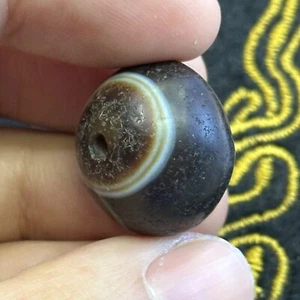Genuine ancient Bactrain Greek agate old bead in good condition - Picture 1 of 5