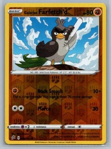 Galarian Farfetch'd 94/192 Rebel Clash Common Reverse Holo Pokémon TCG 2020 - Picture 1 of 2
